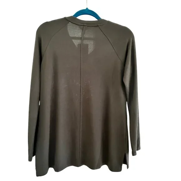 Banana Republic Black Long Sleeve Tunic Top XS New With Tags - Picture 2 of 3